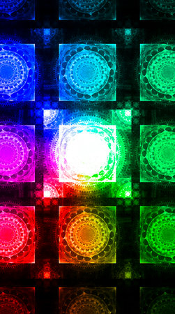 Illuminate Your Content with Mesmerizing Laser Light Backgroundsの写真素材