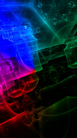 Illuminate Your Content with Mesmerizing Laser Light Backgroundsの写真素材