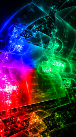 Illuminate Your Content with Captivating Laser Light Backgroundsの写真素材