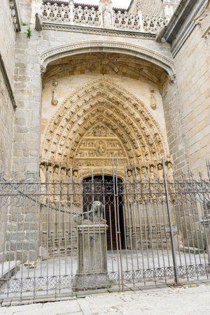 Avila Cathedral: A Blend of History and Architectureの写真素材
