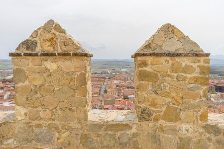 Majestic Walls of Ãvila: A Spanish Heritage Siteの写真素材