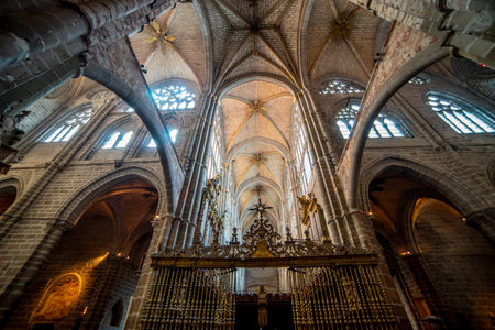Avila Cathedral: A Glimpse of Holy Week Celebrationsの写真素材