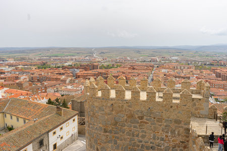 Discover the Historic Fortifications of Avila, Spainの写真素材