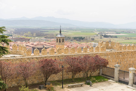 Breathtaking Views of Avila from the City Wallsの写真素材