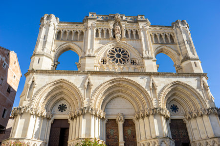 Stunning Cuenca Cathedral: A Gem of Spanish Architectureの写真素材