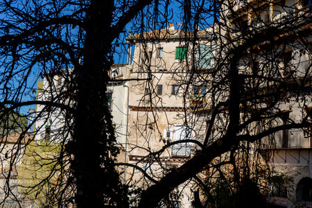 Traditional Architecture of Cuenca, Spain - World Heritage Siteの写真素材
