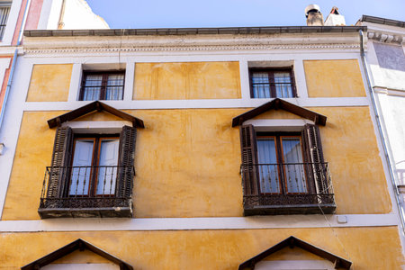 Architectural Wonders of Cuenca: A Spanish Heritage Gemの写真素材