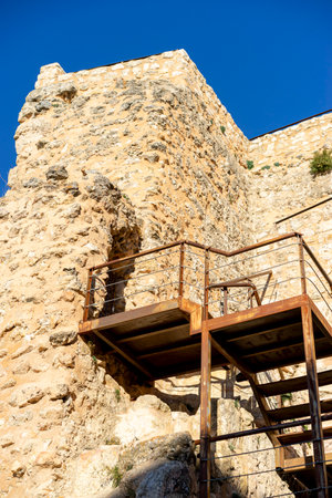 Entrance Details of Cuenca's Medieval City Wallの写真素材