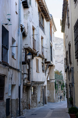 Exploring Architecture in Cuenca, Spain - Charming City Streetsの写真素材