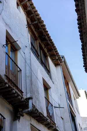 Enchanted Cuenca - The Hanging Houses and Beautiful Cathedralの写真素材