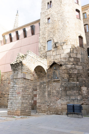 Cathedral of Barcelona: Historic Stone Architectureの写真素材