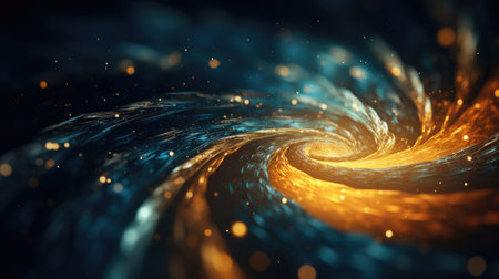 3D illustration of abstract fractal for creative design, art and entertainmentの素材