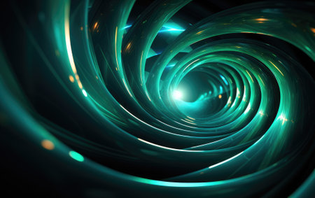abstract fractal background a computer-generated 2D illustration, textureの素材