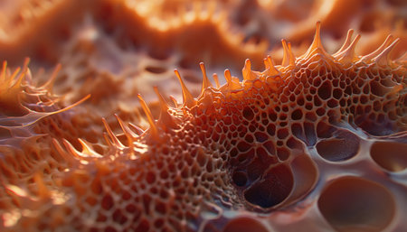 3d illustration of abstract background, computer generated, fractal designの素材