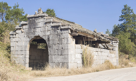 Ancient temple architecture Gu Liangtingの写真素材