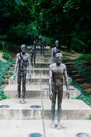 Bratislava, Slovakia - 06.22.2021. Memorial complex, Monument dedicated to victims of political repressionのeditorial素材