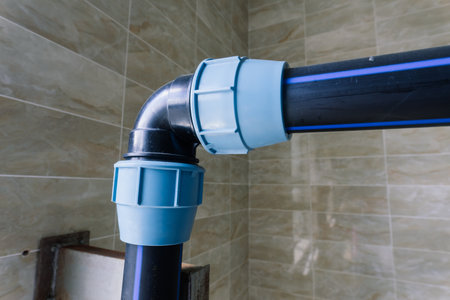 Boiler station, boiler room. Engine room, technical equipment.の写真素材