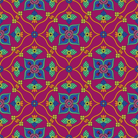 Indian ornament. Seamless vector pattern. Native culture motif.