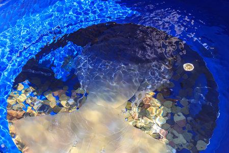 CETINJE, MONTENEGRO - AUGUST 3, 2014: Montenegrin the well of desires on a square