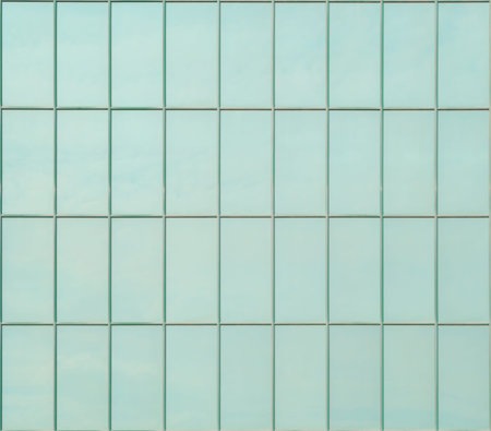 Turquoise tiles for exterior wall lining as background or texture