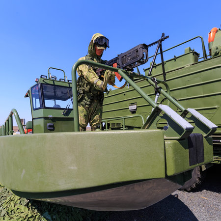 KADAMOVSKIY TRAINING GROUND, ROSTOV REGION, RUSSIA, 26 AUGUST 2017: International military technical...