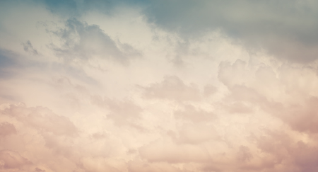 Beautiful clouds at sunset as a background or backdropの写真素材