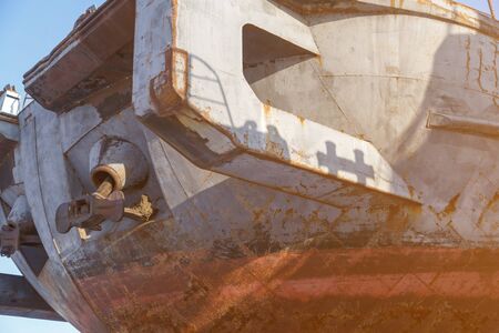 Nose part of the the bargeの写真素材