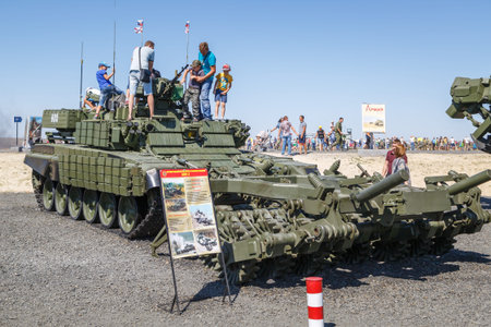 KADAMOVSKIY TRAINING GROUND, ROSTOV REGION, RUSSIA, AUGUST 26, 2018: International military...