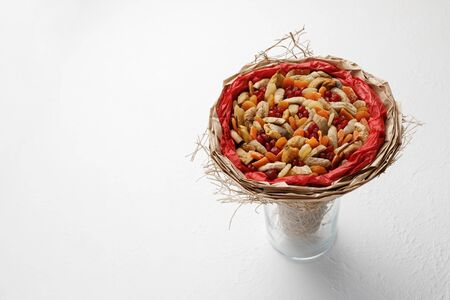 Bouquet of dried fruitsの写真素材