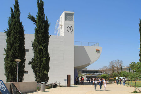 Nicosia, Cyprus, May 7th, 2019: University of Cyprus Campus, the Common Teaching Facilities 01...