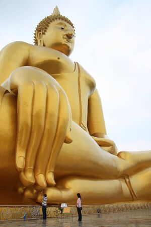 Wat Muang in Thailandの写真素材