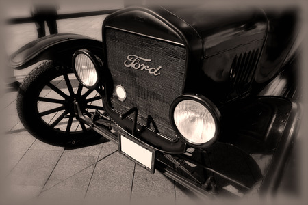 Zrenjanin ;Serbia ; 07.09.2016.Ford Model T from 1921 on exhibition of old cars ; Ford Model T from 1921のeditorial素材