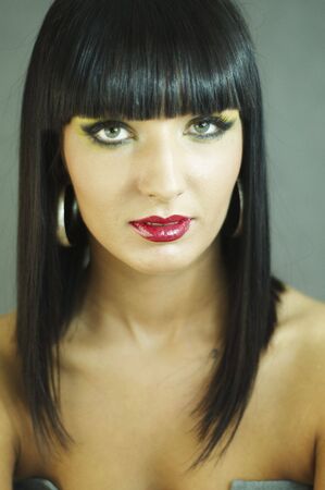 glamour portrait of a beuatiful womanの写真素材