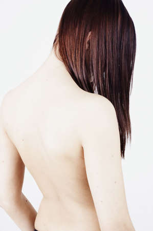 back of a womanの写真素材
