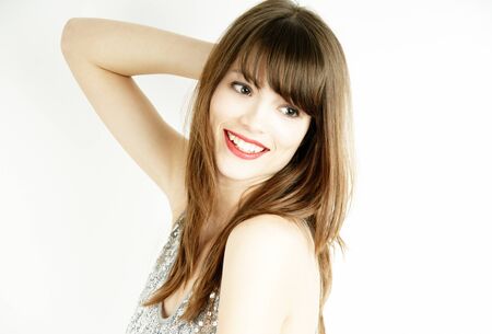 smiling girlの写真素材