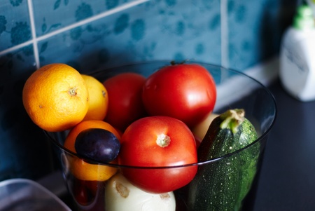 fruit and vegetablesの写真素材