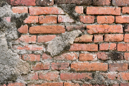 Old block wallの写真素材