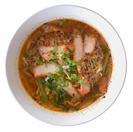 Thai spicy Noodleの写真素材