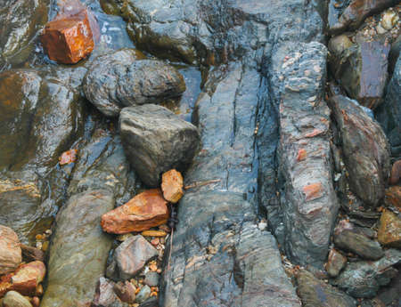 Natural surface of freeze lavaの写真素材