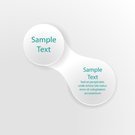 metaball colorful round diagram infographics for presentationsのイラスト素材