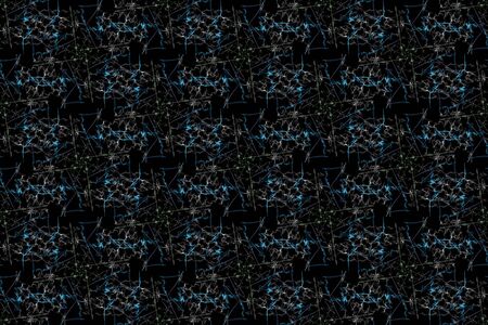 Floral tile pattern. Abstract seamless background. Silk symmetry seamless pattern series.