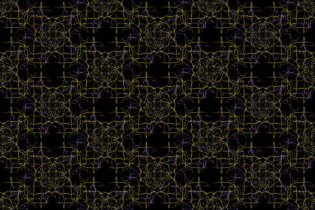 Creative abstract textured background. Silk symmetry seamless pattern series.