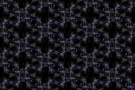 Digital abstract background. Tile seamless pattern. Silk symmetry seamless pattern series.