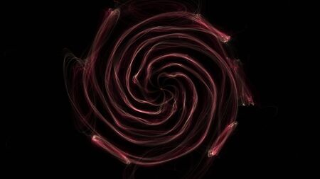 Spiral of abstract light. Beautiful dark background. Flame spiral series.