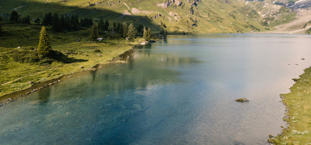 taken in the swiss mountains in autumnの写真素材