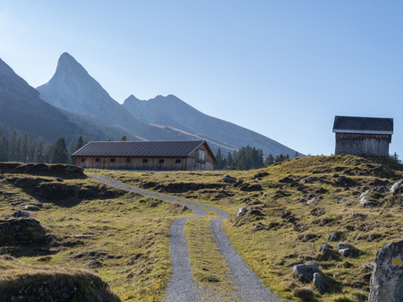 the well-known swiss churfirstenの写真素材