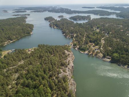 Swedish archipelago islandsの写真素材