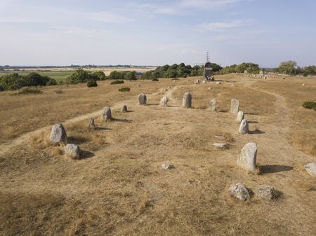 historic Viking cemeteryの写真素材