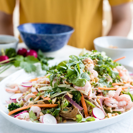 Shrimp Saladの写真素材