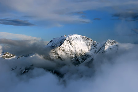 caucasus mountains panorama / landscape